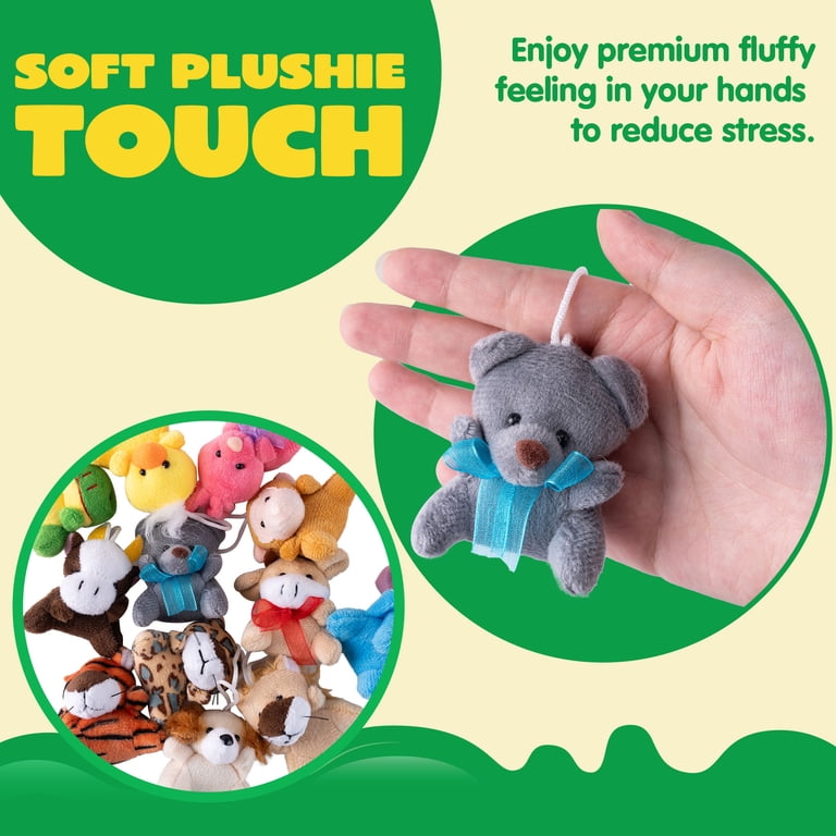Joyfy 12-Piece Mini Plush Stuffed Animals Assortment photo 5
