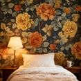 thumbnail image 5 of Vintage Floral Peel and Stick Wallpaper Boho Floral Contact Paper 17.7" x118.1" Flower Wallpaper Peel and Stick Flower Self Adhesive Wall Paper for Bedroom Removable Decorative, 5 of 9