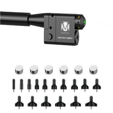 BoreSighting Kit, Green with Button Switch