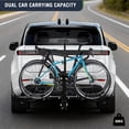thumbnail image 3 of golytefs Hitch Mount Bike Rack Fits 2 Inch Receiver Bicycle Carrier Rack Foldable for Car, 3 of 9