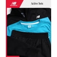 thumbnail image 2 of Conjunto de sudadera New Balance de punto para niños, talla 12, color negro, 2 of 7