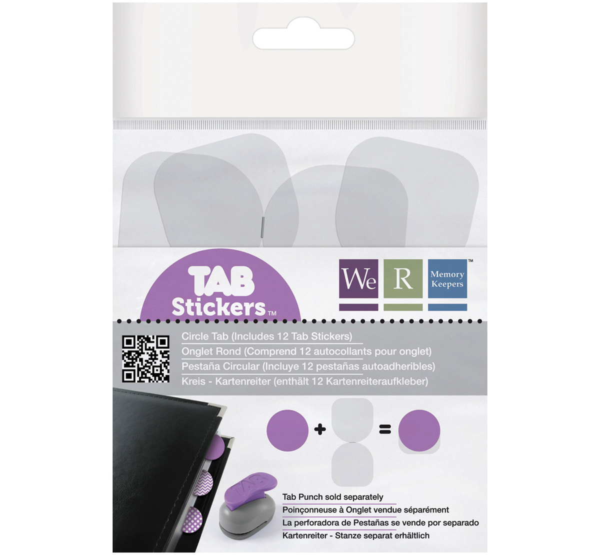 tab stickers 12 pkg circle 1 5