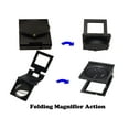 thumbnail image 2 of MAXIMIZE Black Folding LED 6X Magnifier | 30mm (1") Diameter Lens | Distortion-Free | Integrated SAE & Metric Rulers | Includes Carrying Case | Ideal for Detailed & Illuminated Viewing, 2 of 2