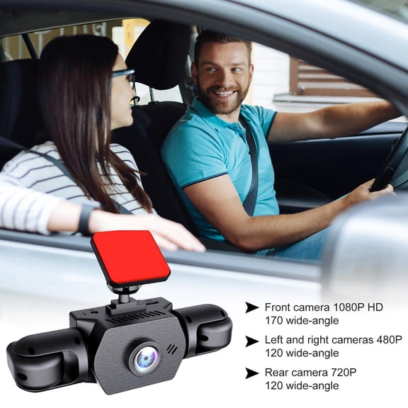 3 Channel Dash Cam 4K, Recording Devices Discrete, 3 Devices, Dash, Dash Cam Usb Powered, Small Recording Devices, Hidden Recording Devices, Dash CamerasforCars, 32G Memory, 3