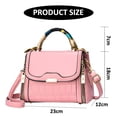 thumbnail image 2 of El nuevo bolso de cinta tipo bandolera de estilo occidental con piedra de moda es adecuado para la fecha de trabajo., 2 of 5