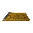 thumbnail image 2 of Ahgly Company Indoor Square Oriental Yellow Industrial Area Rugs, 7' Square, 2 of 4