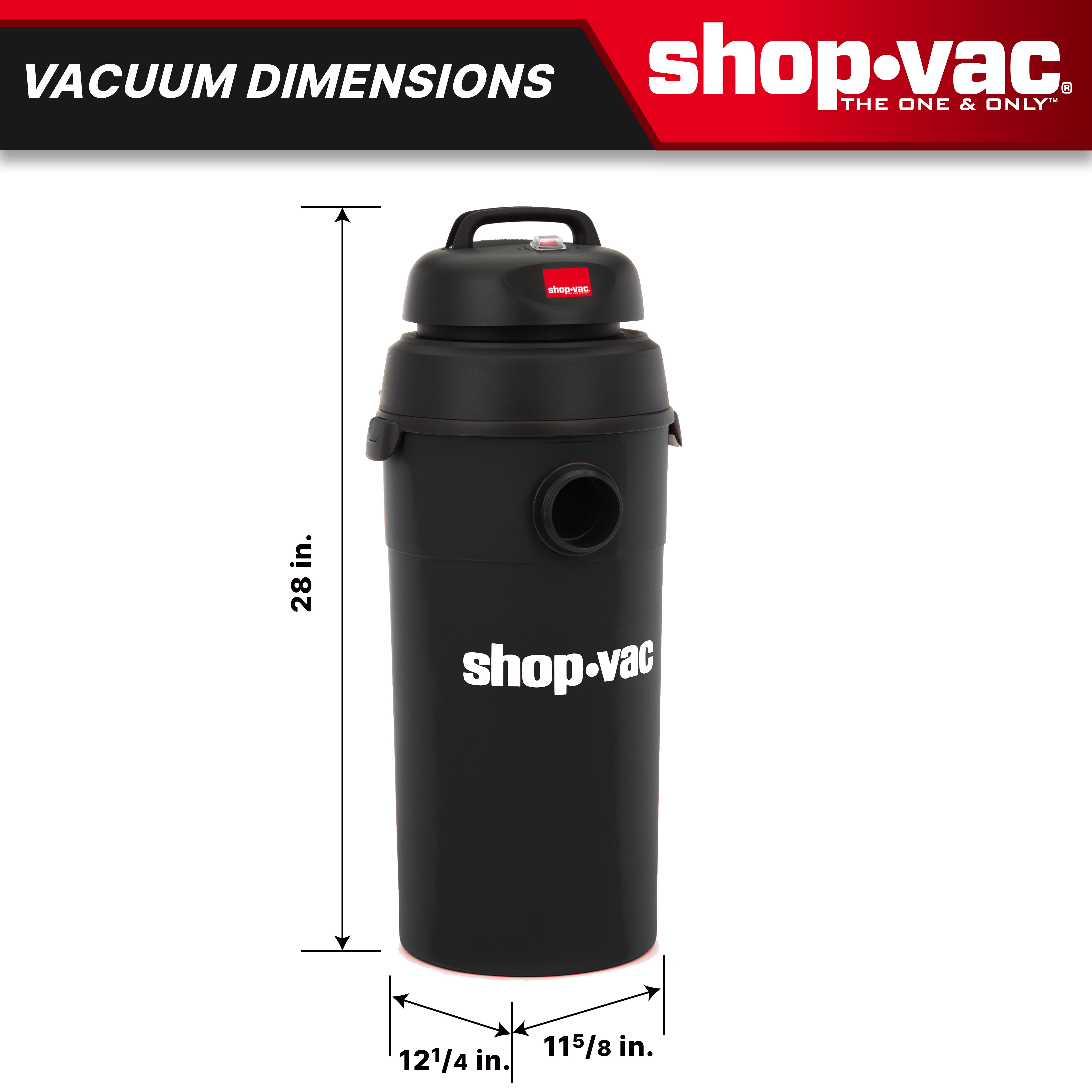 Shop-Vac 5 Gallon 5.0 PHP Wall Wet & Dry Vacuum
