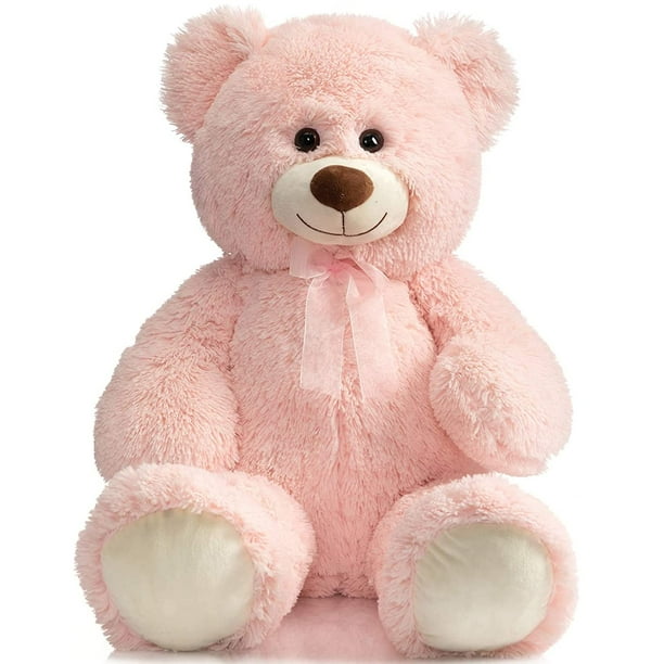 Oso de peluche gigante Teddy Bear HollyHome, 90 cm, rosa