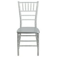 thumbnail image 4 of 2 Pk. HERCULES PREMIUM Series Silver Resin Stacking Chiavari Chair, 4 of 8