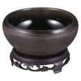thumbnail image 6 of Worgeous 1 Set Ceramic Hydroponic Daffodil Planter Flower Pot Water Lily Pot with Base, 6 of 8