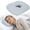 gray, variant on RoamReady Piercing Pillow, Perforated Ear Pillow with Ear Hole for CNH Side Sleepers, Dark Gray