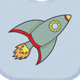 thumbnail image 4 of Inktastic Rocket Boys or Girls Baby Bib, 4 of 4