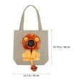 thumbnail image 2 of HINTRMENT Sac Fourre-Tout pour Chat Toile Résistante aux Rayures Voyage 1 Pcs, 2 of 7