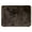 Mocha, variant on Bath Rug, Non Skid Back, Soft Faux Fur - St. Lucia Prima 17" x 24" Black