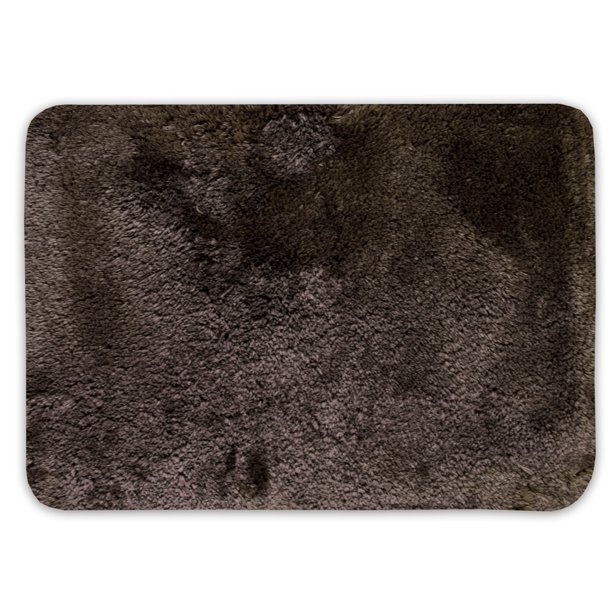 Bath Rug, Non Skid Back, Soft Faux Fur St. Lucia Prima 17" x 24