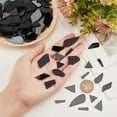 thumbnail image 3 of 180pcs Mirror Sew on Rhinestones Mix Flatback Acrylic Sew-on Stone Black Acrylic Mirrored Rhinestones Beads, 3 of 9
