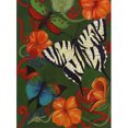 thumbnail image 2 of Cuadros Decorativos 5D bricolaje taladro redondo completo diamante pintura mariposa flor hogar decoración arte artesanía Wdftyju embutido en tela, 2 of 8