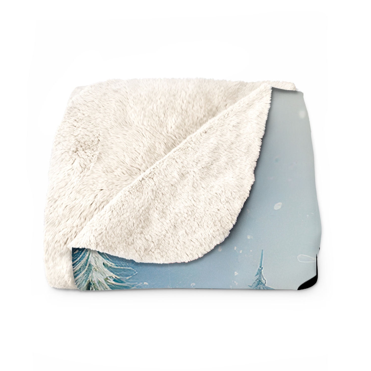 Merry Christmas Brittany Spaniel Enjoys Woofmas Winter Xmas Holiday Cozy Sherpa Blanket Brittany Dog Lover Gifts Idea Warm Soft Throw Blanket - 02022
