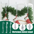 thumbnail image 3 of Sturdy Metal Over Door Wreath Hanger, 15in for Front Doors, 22lb Capacity, Fits up to 2in, Christmas & Seasonal Decor, 3 of 5