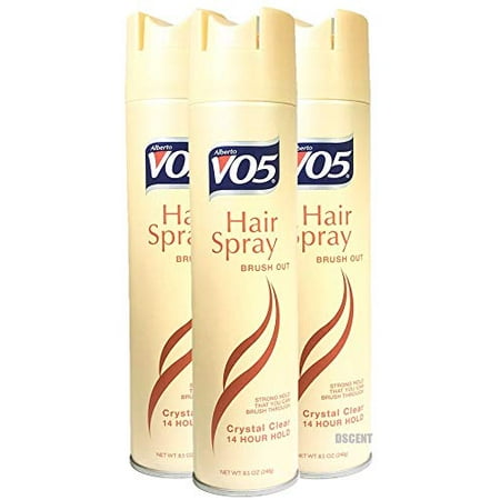 VO5 Brush Out Crystal Clear 14 Hour Hair Spray Aerosol Hard To Hold 8 ...