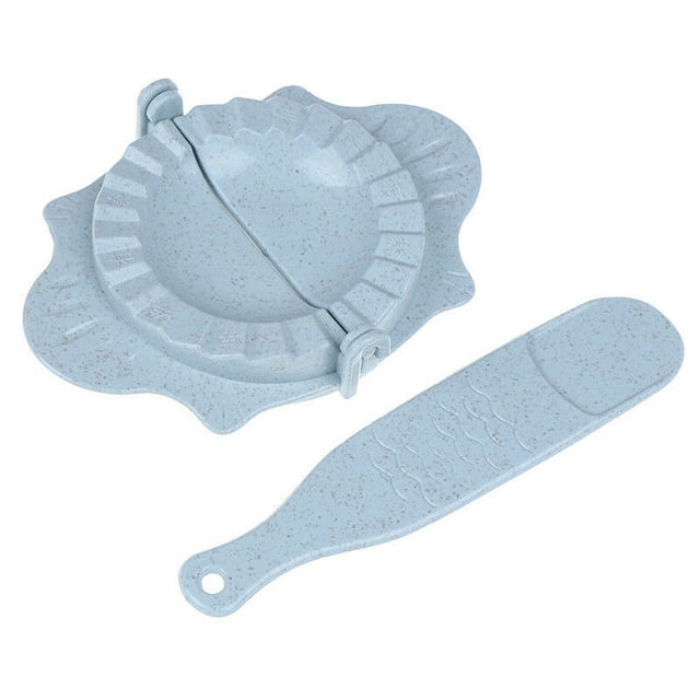 Dumpling Maker Home Kitchen Restaurant Dumpling Wheat Straw Mold Pastry Mould Non-stick, Light Blue