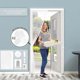 thumbnail image 3 of Thickened Magnetic Screen Door 80x210cm Very Dense Mesh Magnetic Screen Door Anti-Fly Insect Curtain With Tape, 3 of 5