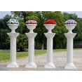 thumbnail image 2 of Efavormart 4 Pack White PVC Empirical Roman Inspired Pedestal Column Extension, 2 of 8
