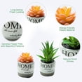 thumbnail image 3 of 2 uds simulación suculentas bonsái adornos creativos plantas artificiales en maceta flores falsas plantas verdes, 3 of 6
