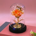 thumbnail image 6 of Glass Rose Galaxy Enchanted Light Up Flower Gift in Dome - forever Infinity Rose for Christmas Wedding Anniversary Birthday Valentine's Day, 6 of 7