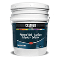 thumbnail image 1 of Cretosil Pintura Vinil Acrílica Mate Interior/Exterior 19 Litros (Color Aqua Marina), 1 of 5