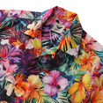 thumbnail image 2 of Tropical Hawaiian Shirt For Men Floral Print Shirt 100% Cotton Camp Collar Aloha Shirt, 2 of 8