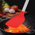 thumbnail image 2 of Silicone Spatula Flexible Scraper Household Kitchen Flexible Slotted Turner Cooking Utensil Bakeware, Spatula, Red, 2 of 5