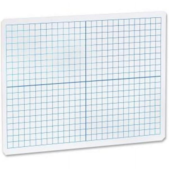 Flipside Products FLP11000 9 x 12 in. Grid - Plain 2 Side Dry Erase Lap Board