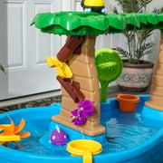 Step2 Tropical Rainforest Water Table for Toddlers with 13-Piece Playset, Blue