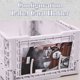 thumbnail image 5 of Desktop Folding Storage Basket Kitchen Household Refrigerator Industrial Style Coffee Corner Sundry Organising Basket Stackable Small Size, 5 of 6