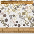 thumbnail image 2 of 1Box 400Pcs Resin Fillers Antique Steampunk Gears Charms 8-Color UV Epoxy Resin Supplies Filling Accessories for Jewelry Making Decoration, 2 of 9
