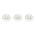 thumbnail image 1 of serony 12 Pcs Miniature Plates Realistic Elegant Appearance Fork Exquisite Tableware Model Minihouse Accessories Meaningful Gift A-silver 3Set, 1 of 6