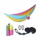 thumbnail image 1 of Hamaca portátil individual o doble, accesorios para acampar al aire libre e interior con correas para árboles, 1 of 5