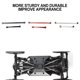 thumbnail image 3 of Varilla de enlace de dirección Tholdsy para coche RC 1/18 Axial Kits de construcción modelo Plata, 3 of 6