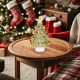 thumbnail image 3 of BNNG Crystal Christmas Tree Figurine 2.4" Mini Artificial Glass Tree for Holiday Decor,Miniature Green & Clear Trees as Tabletop Ornaments Centerpieces,Gifts for Christmas Home Decor Craft Party, 3 of 3
