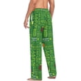 thumbnail image 5 of GZHJMY St. Patrick's Day Pajama Pants for Men, Lounge Pants Lightweight Men Pajama Bottoms with Drawstring Pockets, Christmas New Year Birthday Gifts, Small, 5 of 6