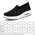 thumbnail image 2 of Zapatos de malla para caminar para mujer cómodos zapatos de trabajo zapatos sin cordones para viajes al aire libre, 2 of 9