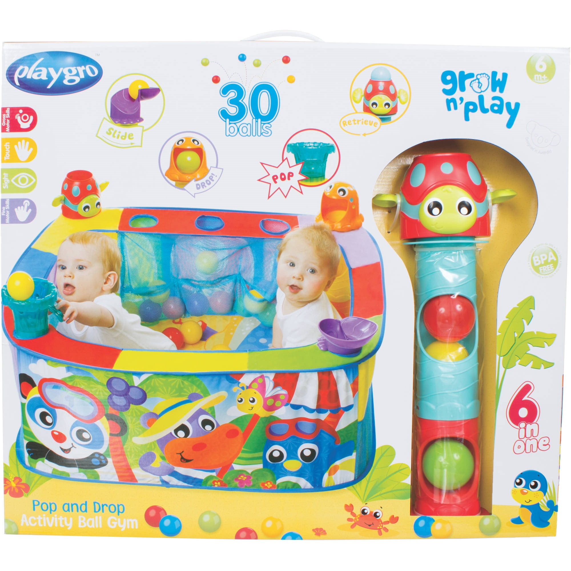 Playgro pop and drop activity hotsell ball gym