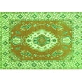 thumbnail image 1 of Ahgly Company Indoor Rectangle Medallion Green Traditional Area Rugs, 7' x 9', 1 of 1