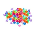 thumbnail image 2 of 100 piezas de tesoro de hielo de hielo, artesanías de artes, joyas coloridas de cubito de hielo para niños juguete sensorial para eventos dispersos de L, 2 of 8