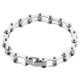 thumbnail image 1 of Modern Refined Stainless Steel Bracelet Bike Chain Design for Men and Women Link Chain All-match Wristband Bracelet Link for Unisex Jewelry Making, 1 of 4