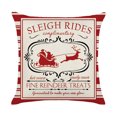 thumbnail image 1 of HEVIRGO Christmas Pillowcase Decorative Comfortable Washable Protective Hidden Zipper Throw Pillow Cover Home Decor for Office, 1 of 10