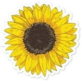 thumbnail image 1 of MightySkins RD-12-99982 Peel & Stick Wall Art - Removable Nature Lover Cute VSCO Girl Dorm Room Decor 12 in. Sunflower Sticker Vinyl Wall Decals, 1 of 3