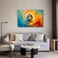 thumbnail image 5 of Abstract Art Modern Decorative Painting A Couple Holding Their Child Framed Canvas Poster Bedroom Decor Sports Landscape Office Room Decor Gift,Frame-style,20x30inch(50x75cm), 5 of 8
