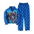 thumbnail image 4 of Boys' 2-Piece Button Front Pajama Sleepwear Set, 4 of 4